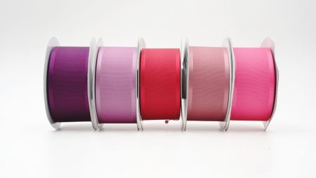 Grosgrain/Satin Woven Ribbon - Quality Grosgrain Ribbon With Satin Edge
